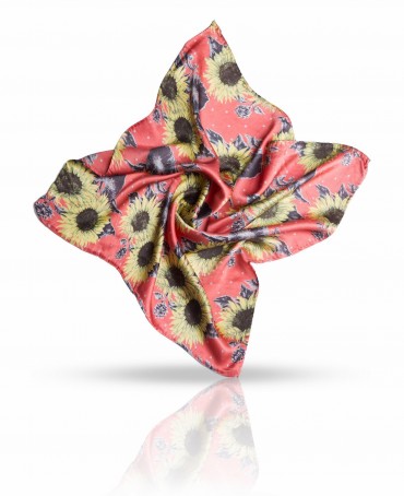 Шейный Платочек Женский SS.KV-SUNFLOW/PEACH